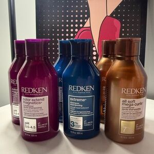 Redken Hair Care Set - Purple, Blue, and Gold